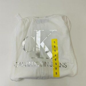 Calvin Klein Jeans Womens Monogram Logo Tie Dye Block Hoodie